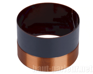 Bobine mobile haut-parleur diamètre 75,5 mm hauteur 50 mm 8 ohms
