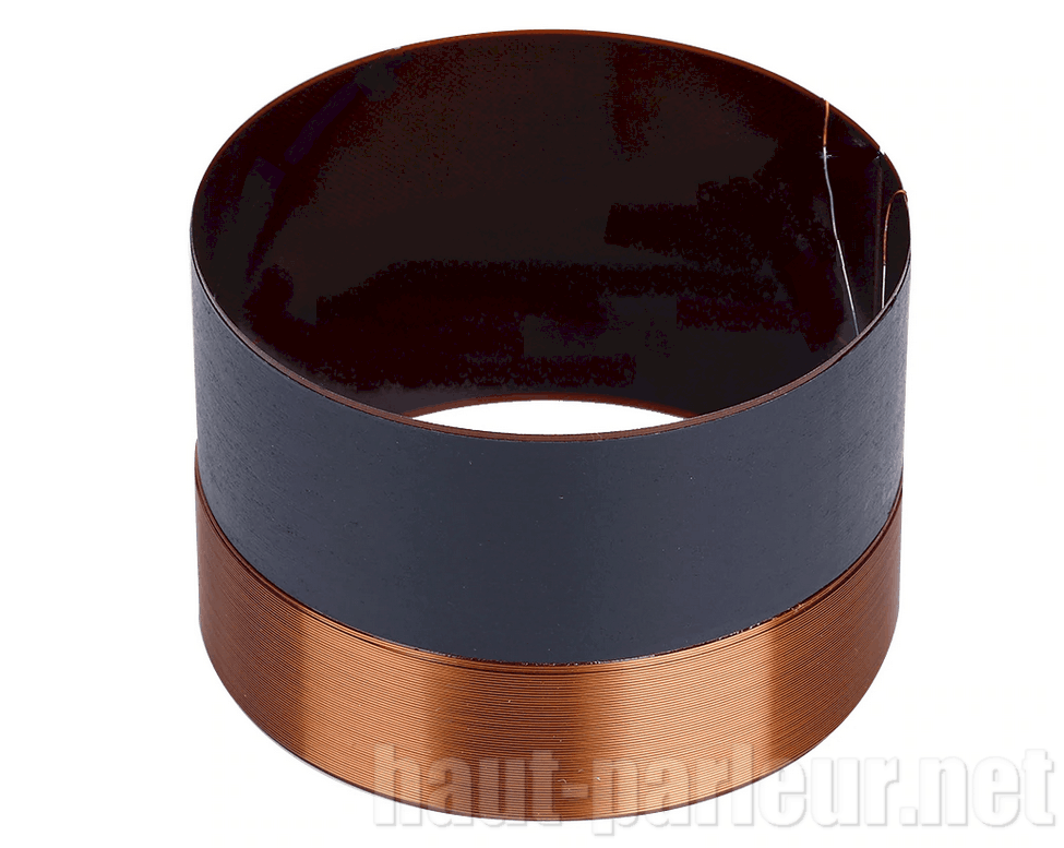 Bobine mobile haut-parleur diamètre 75,5 mm hauteur 50 mm 8 ohms Bobine mobile haut-parleur diamètre 75,5 mm hauteur 50 mm 8 ohms