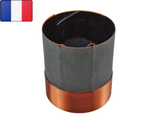 bobine mobile haut-parleur 25.5mm 4 ohms bobine cuivre sur support kapton