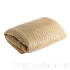 Tissus d'enceinte acoustique beige 140 cm x 50 cm