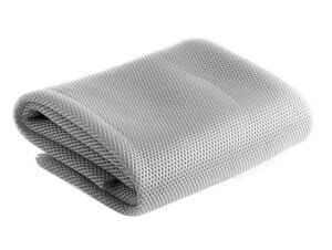Tissu d'enceinte acoustique gris 140cm x 50cm
