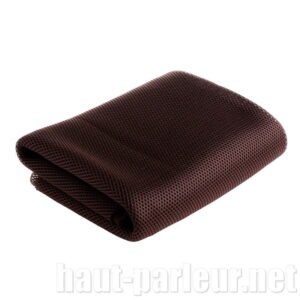 Tissu d'enceinte acoustique marron 140cm x 50cm