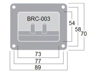 Bornier d'enceinte rectangulaire à encastrer dimensions.png