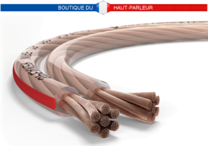 Câble enceinte haute définition de qualité supérieure, en cuivre OFC multibrins