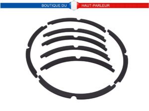 Ensemble de 2 joints périphériques composés de 8 segment pour 2 haut-parleurs de 25 cm