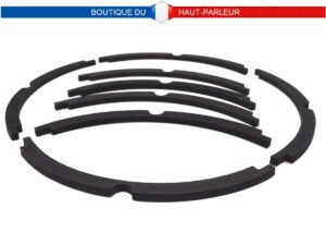 Ensemble de 2 joints périphériques composés de 8 segment pour 2 haut-parleurs de 25 cm