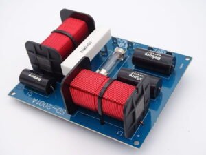 Filtre haut-parleur professionnel 2 voies 2000 Hz 400 watts 8 ohms