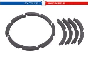 Ensemble de 2 joints périphériques composés de 8 segment pour 2 haut-parleurs de 13 cm