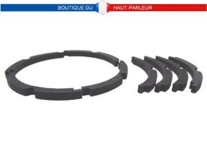 Ensemble de 2 joints périphériques composés de 8 segment pour 2 haut-parleurs de 13 cm