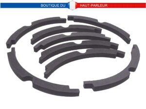 Ensemble de 2 joints périphériques composés de 8 segment pour 2 haut-parleurs de 13 cm