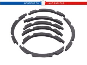 Ensemble de 2 joints périphériques composés de 8 segment pour 2 haut-parleurs de 21cm