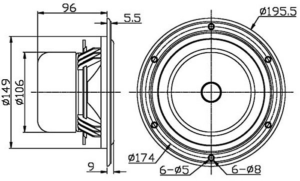 HiVi Research Swans F6 dimensions