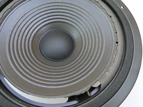 Suspension haut-parleur détériorée
