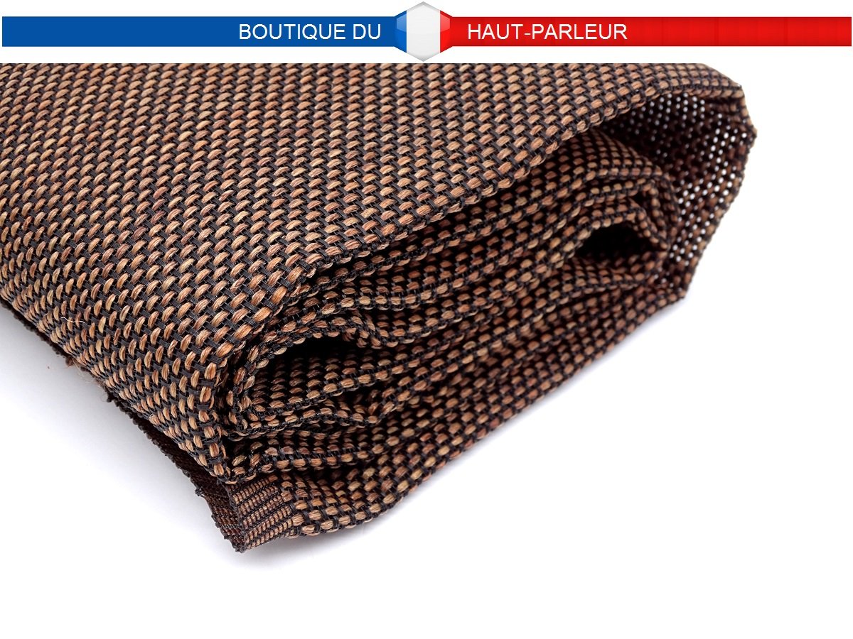 Tissu acoustique à maille épaisse tressage Vintage 150 x 50 cm 01 Tissu acoustique à maille épaisse tressage Vintage 150 x 50 cm