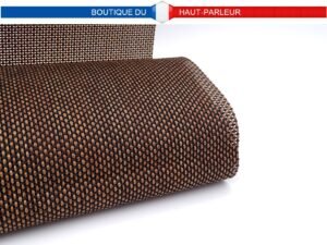 Tissu acoustique à maille épaisse tressage Vintage 150 x 50 cm